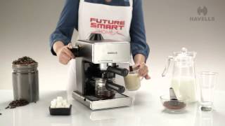 Havells Donato Coffee Maker Demo [upl. by Morice217]