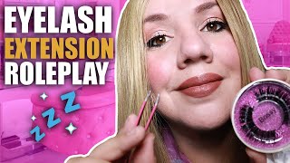 ASMR Eyelash Extensions RoIePIay  Up Close Personal Attention [upl. by Aratahs290]