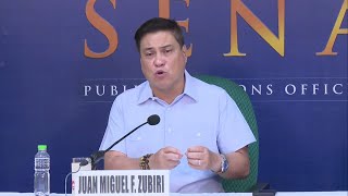 Senator Migz Zubiri PRESS Conference about Sen Alan Cayetano Incident [upl. by Anitahs403]