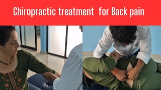 Back Pain Relief Chiropractic Treatment with Dr Rakesh Kumar  Young Spine Clinic Haldwani [upl. by Turk]