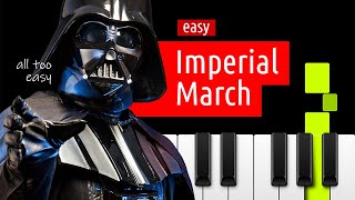 STAR WARS Imperial March Piano Tutorial 🤖 EASY [upl. by Ariad]