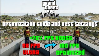 GTA San Andreas Definitive Edition  Optimization GuideBest Settings  Every Settings Benchmarked [upl. by Ingunna]