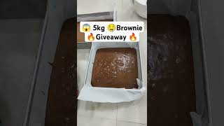 🔥Giveaway 🔥5kg Brownie 😋 Giveaway 🤩 SaiCakesandBrownies brownie giveaway shorts love like uk [upl. by Aihceyt]