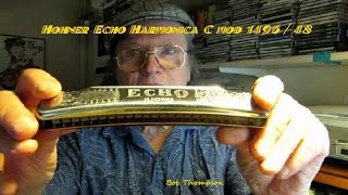 Hohner Echo Harmonica C Mod 1498 48 Octave Tuned [upl. by Ahsym]