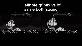 FNF Hellhole song gf mix vs bfsame both sound look desc Special for reaching 300 sub [upl. by Niwroc]