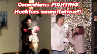 Comedians FIGHTING Hecklers compilation 😱🥊 [upl. by Mcnamee]