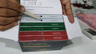 Dosage of Trichospire Hair Kit  In Hindi [upl. by Kirima]