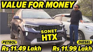 2024 Kia Sonet HTX Variant  Most Value for Money  Petrol amp Diesel Automatic  Tata Nexon Rival🔥 [upl. by Einhpad822]