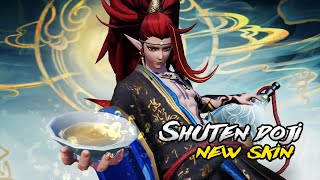 Shuten Doji New Skin Cheers series  Drunken Song  Onmyoji Arena [upl. by Sidnala]