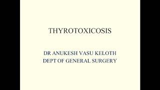 Thyroid Gland Thyrotoxicosis  part one [upl. by Bertero]