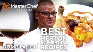 Best Heston Blumenthal Reipces  MasterChef Australia  MasterChef World [upl. by Dutch]