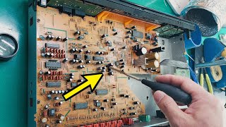 164오디오 스테레오 컨트롤러 패턴불량 납땜수리ㅣAudio stereo controller pattern defect soldering repair [upl. by Giffie]