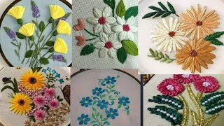 Hand embroidery designs patterns ideas beautiful design for flowers [upl. by Beth531]