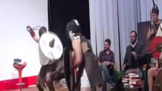 Dimostrazione Televisiva di Combattimento Nuragico Bronze Age Nuragic Fight [upl. by Rehpotirhc]