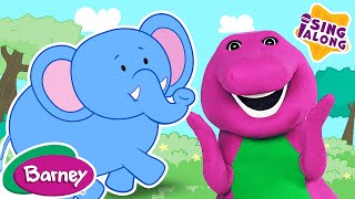 The Elephant Song  Barney Nursery Rhymes and Kids Songs [upl. by Antone]