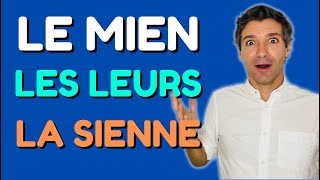 🇫🇷 Les pronoms possessifs en FRANÇAIS  Explications et EXERCICE 🙌😎 [upl. by Palmer]