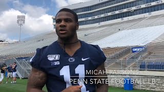 Penn State’s Micah Parsons talks Julian Fleming’s OSU commitment [upl. by Llertnod]