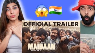 Maidaan Trailer Reaction  Ajay Devgn  Amit Sharma  Boney K  AR Rahman   EID 2024 [upl. by Brandais]