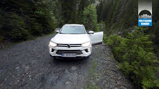 SsangYong Korando trial off road to the Peleaga mountain RETEZAT [upl. by Nirol]