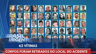 Queda de avião em Vinhedo todos os corpos foram retirados do local do acidente  Brasil Urgente [upl. by Arline148]