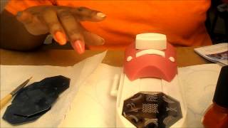 Hollywood Nails Nail Art System Howto Review [upl. by Damian]