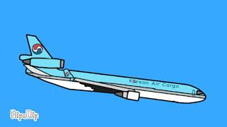 Korean Air Cargo flight 6316  Crash Animation [upl. by Grantley83]