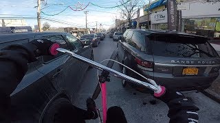 ALMOST HIT BIG RIPPER WHEELIES IN TRAFFIC [upl. by Tsyhtema150]