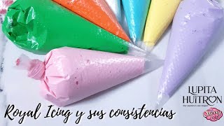 Royal Icing y sus consistencias para decorar galletas ❤ [upl. by Adelice926]