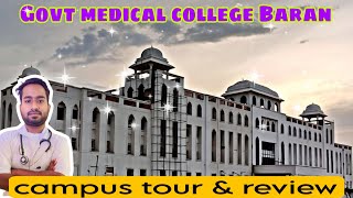 Govt medical college baran  Baran Government medical college rajasthan campus tour amp review gmc [upl. by Warfore]