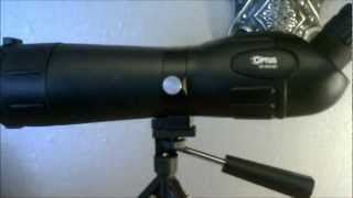 Optus spotting scope 2060x60 review [upl. by Mars]