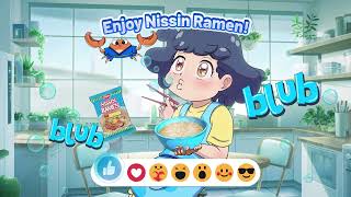 Nissin Ramen SEAFOOD 6s 16x9 [upl. by Eijneb]