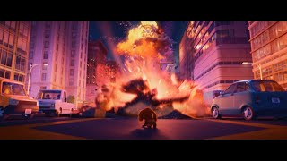 The Meteor destroys AdventureCity Lookout  Paw Patrol the Mighty Movie [upl. by Nesral933]