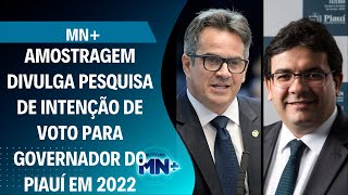 Amostragem divulga pesquisa de intenção de voto para governador do Piauí em 2022 [upl. by Ahtelat]