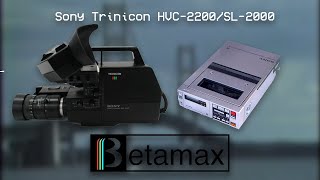 Sony Trinicon HVC2200SL2000 Portable Betamax Test Footage 1981 [upl. by Assenad]