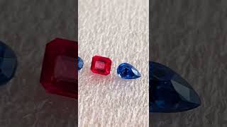 Red and Blue Spinels The 2 most highly valued spinel colors spinel spinels redspinel [upl. by Siroved]