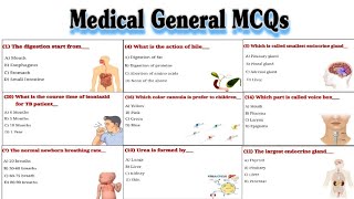 Medical General Knowledge MCQs  Anatomy MCQs for Nursing [upl. by Filahk]