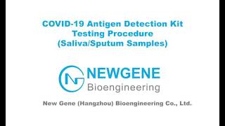 Newgene Covid19 Self Test Kit Step by step [upl. by Selrhc62]