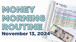 Money Morning Routine  Paycheck Budgeting [upl. by Sprung926]