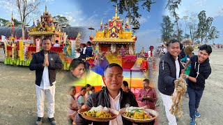 Traditional Poileng Festival mai 3 time khana khaya  Local Traditional Buddhist Festival [upl. by Fradin914]