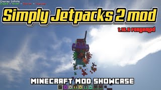 Minecraft 1165  Simply Jetpacks 2 mod Review [upl. by Notla614]