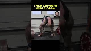 Hafthor Bjornsson BRINCANDO com 420kg [upl. by Dorcy88]