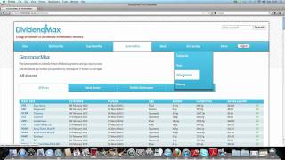 DividendMax site demonstration [upl. by Oinolopa646]