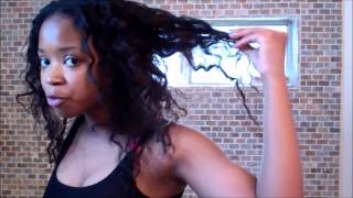 Twist Out Results Relaxed Hair [upl. by Clerc]