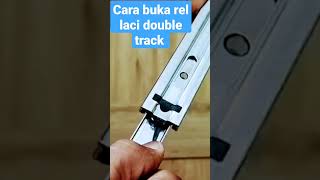 cara membuka rel laci filing cabinetdouble track videoshorts youtubeshorts shortsvideo [upl. by Drofliw]