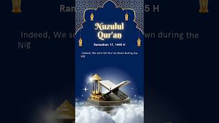 Quran WhatsApp Statusislam nuzululquran muslim ramadan islamicshortsislamicsayings [upl. by Ybbob]