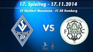 SV Waldhof Mannheim 07 vs FC 08 Homburg 17 Spieltag 1415 [upl. by Langelo]