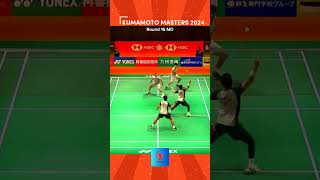 FajarRian vs ManTee R16 Kumamoto Masters Japan 2024 shorts kumamotomasters2024 [upl. by Risan]