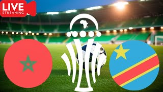 LIVE AFCON 2024 Morocco vs DR Congo FOOTBALL MATCH  COUNTDOWN [upl. by Keener361]