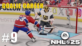 NHL 25  BE A PRO 9  BACK IN BUSINESS  Goalie Gameplay [upl. by Dolph]