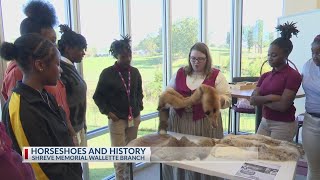 Horseshoes and History at Shreve Memorial Library [upl. by Ymmas]